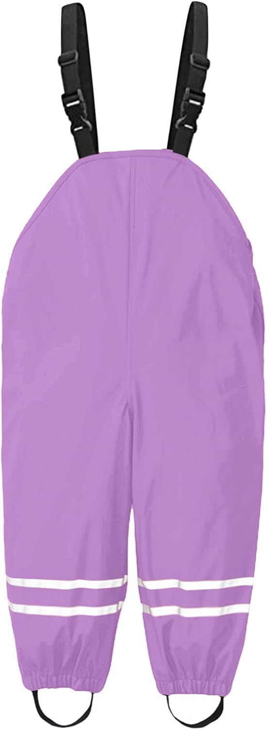 ToddlBy Waterproof Rain Trousers for Kids 6-8 Years
