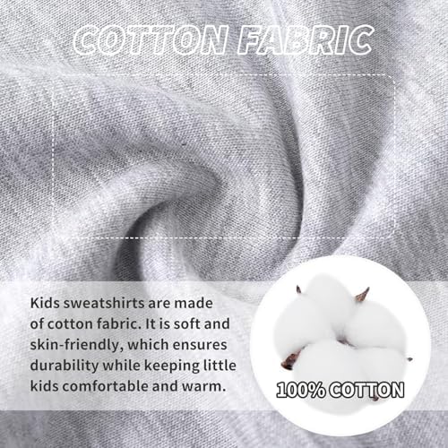 Shouldin 2-Pack Unisex Kids Thin Sweatshirts
