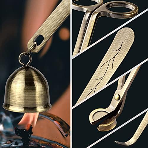DORAFO 5 in 1 Candle Accessory Set with Gift Box - Bronze