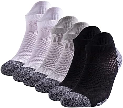Mens No Show Thin Socks with Arch Compression 1