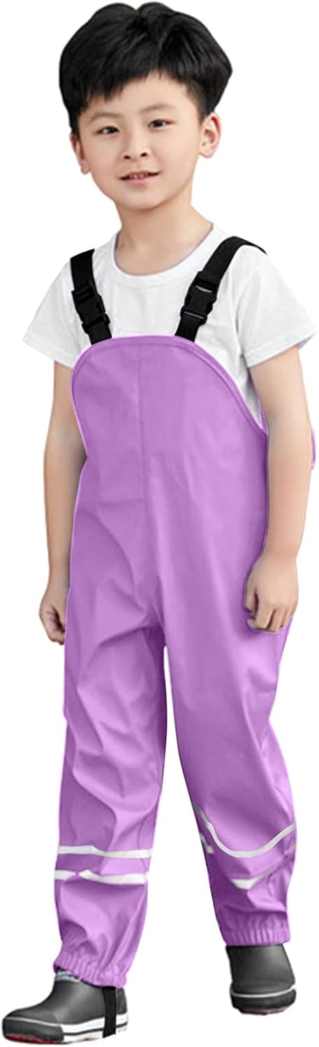 ToddlBy Waterproof Rain Trousers for Kids 6-8 Years