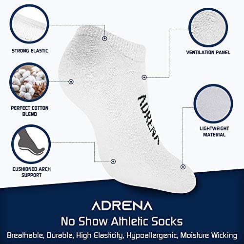 ADRENA No Show Winter Socks for Men Women 1