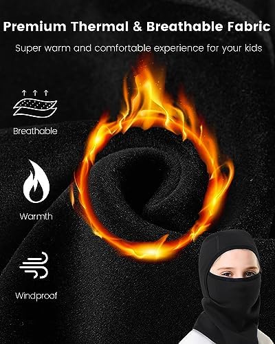 Aegend Kids Balaclava Face Mask for Winter Sports
