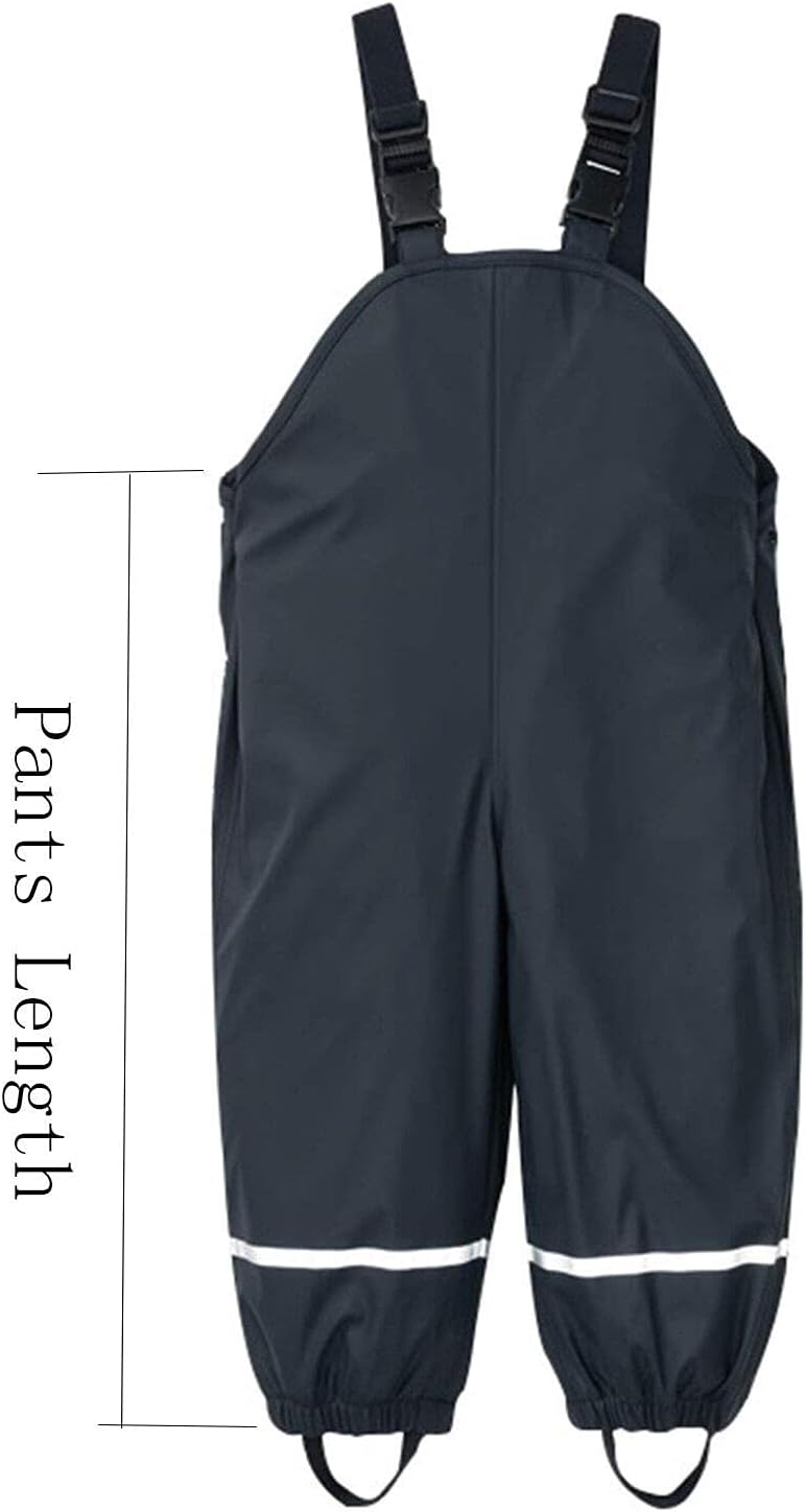 ToddlBy Kids Waterproof Rain Pant Boys Girls
