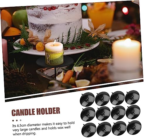 HOLIDYOYO 2 Sets Iron Candle Holders 12pcs2