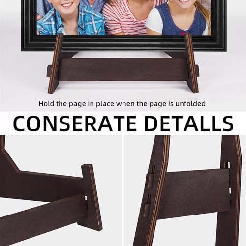ZOZODIA 2 Pack 6 Inch Wooden Display Stand