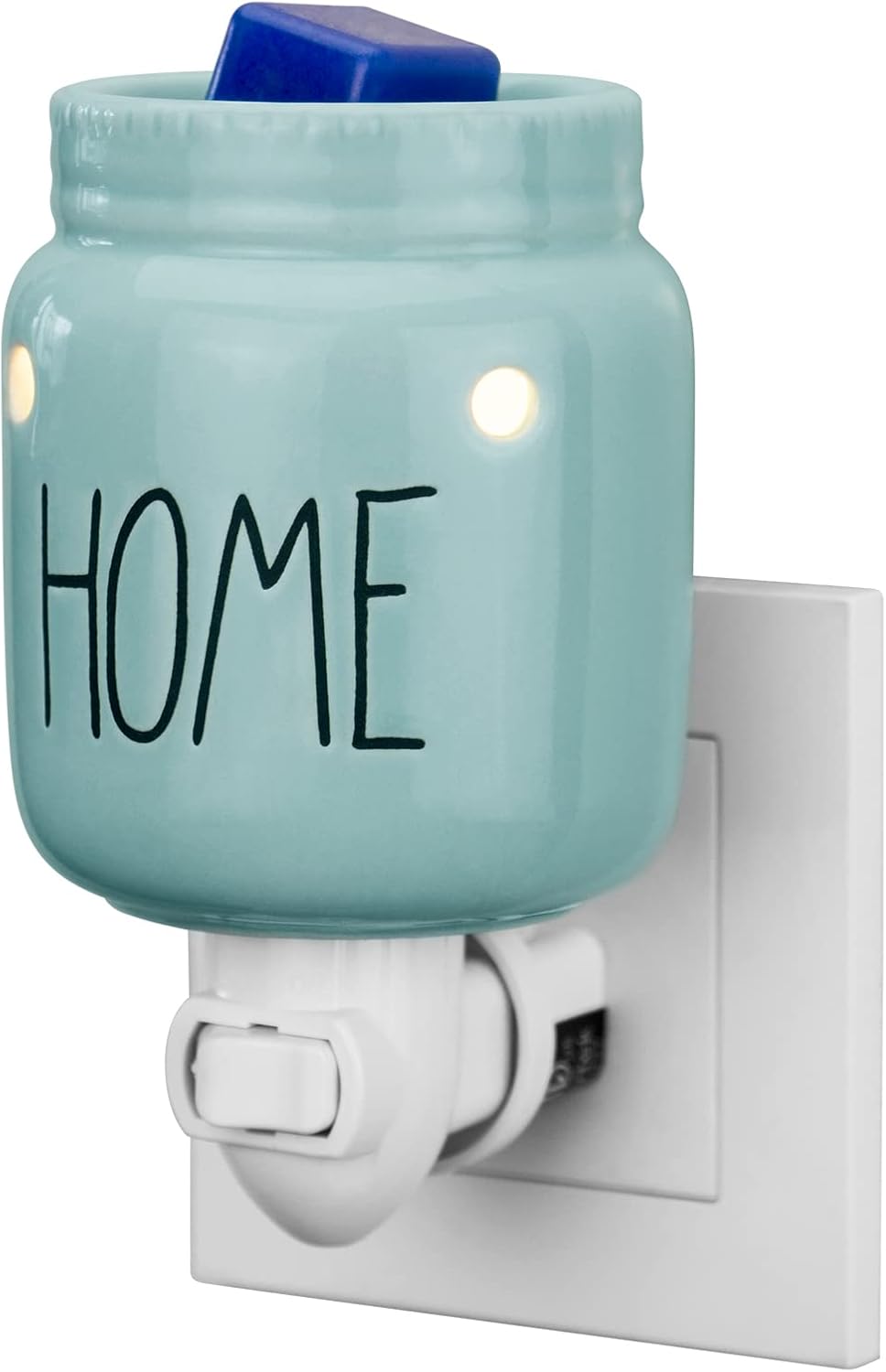 STAR MOON Ceramic Wax Melt Warmer with Macaron Blue