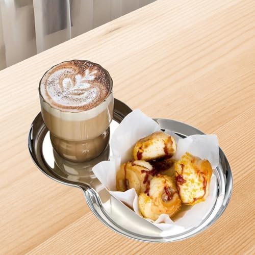 Stainless Steel Elegant Serving Tray for Dessert and Decor