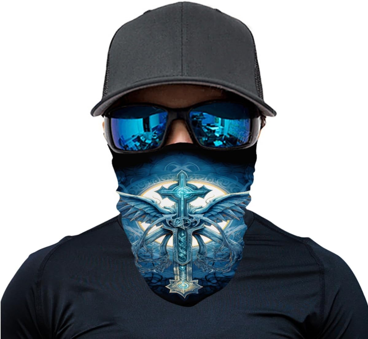 GLUDEAR Galaxy Print Face Bandana Multi-Function Accessory