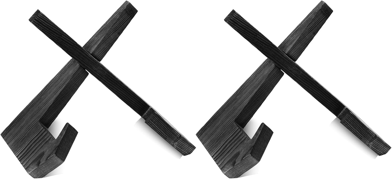 Buyongwant 2 Pack 65 Inch Wooden Plate Stand for Display