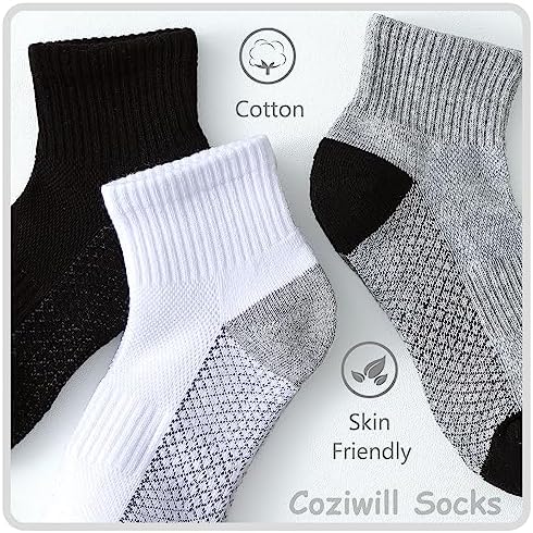 Coziwill Kids Ankle Socks 12 Pairs for All Seasons