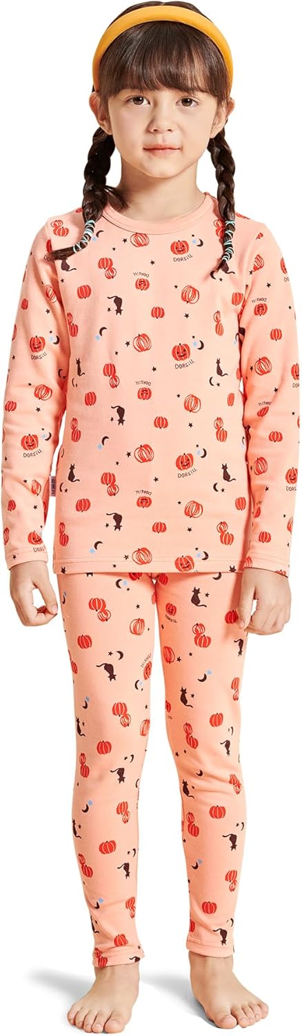 Dorsill Girls Thermal Underwear Set Warm Comfortable Long Johns