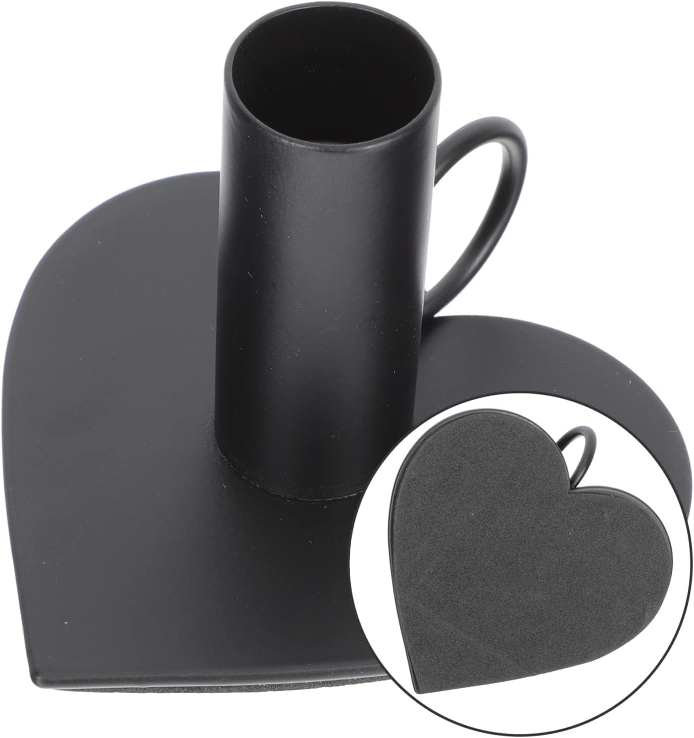 Heart Shaped Iron Candle Holder Portable Rack
