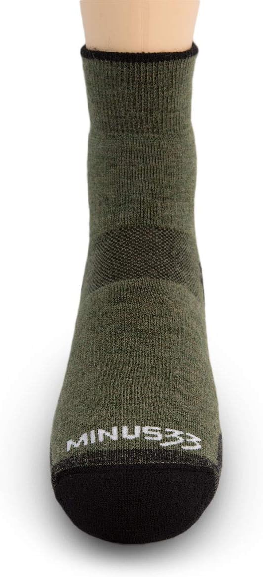 USA Made Mini Crew Socks - Merino Wool Hiking Socks