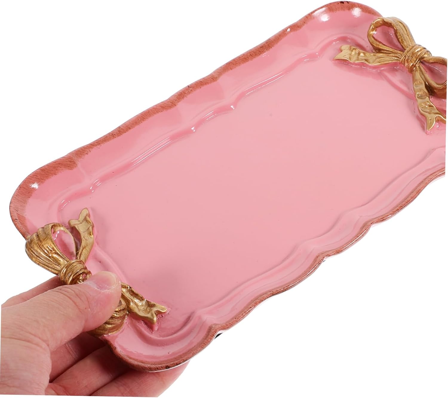 PRETYZOOM Resin Decorative Serving Tray