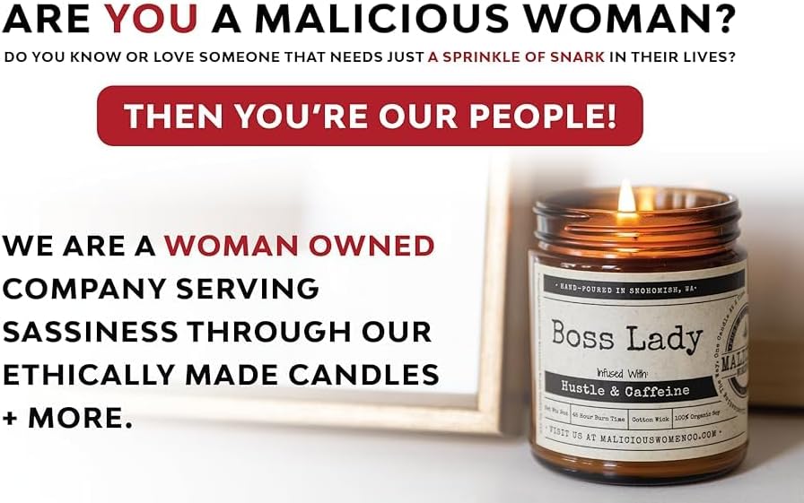 Malicious Women Co Dramatic Dog Candle 9oz 1