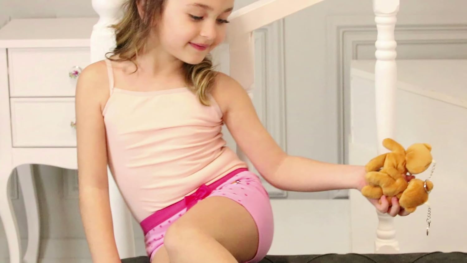 Modern ASIR Little Girls Underwear 6-Pack