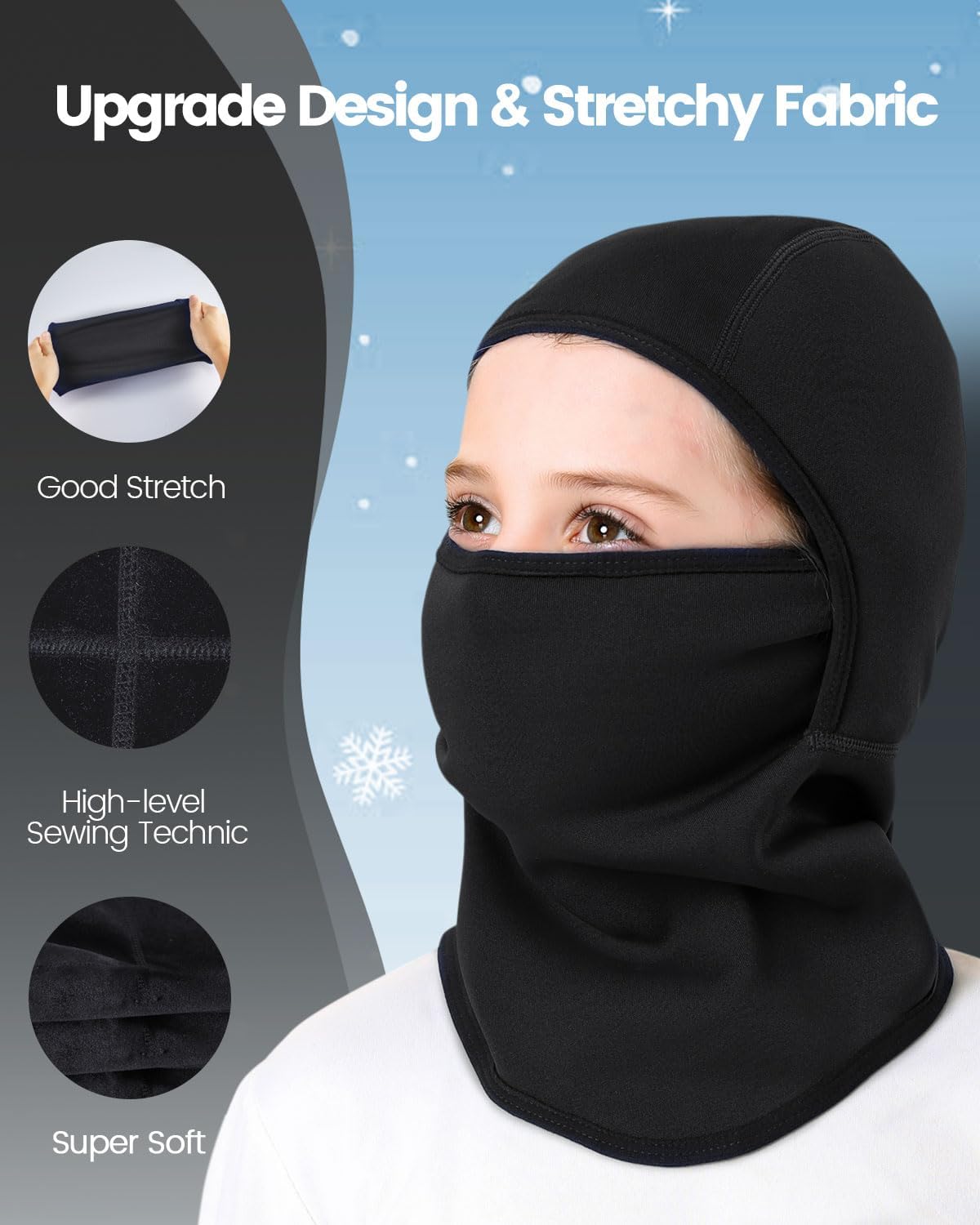 Aegend Kids Balaclava Face Mask for Winter Sports