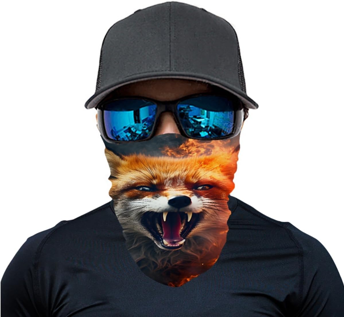DUOLIFU Seamless Face Mask Bandana Balaclava