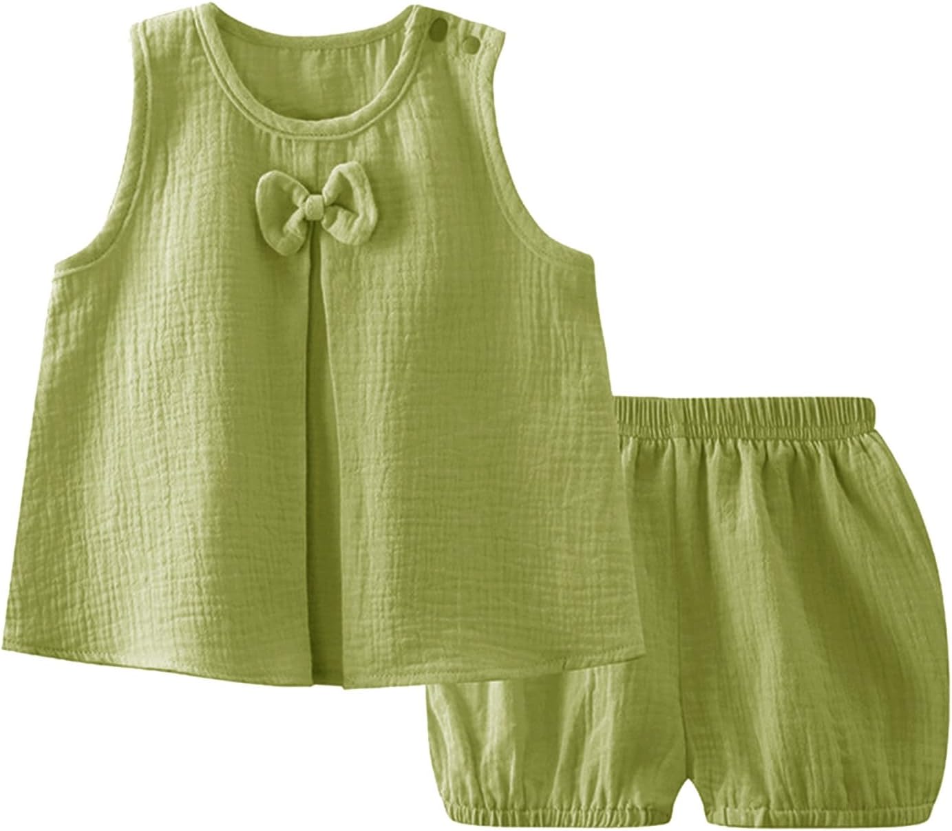 Baby Girl Twin Skirt Suit Spring Summer Breathable
