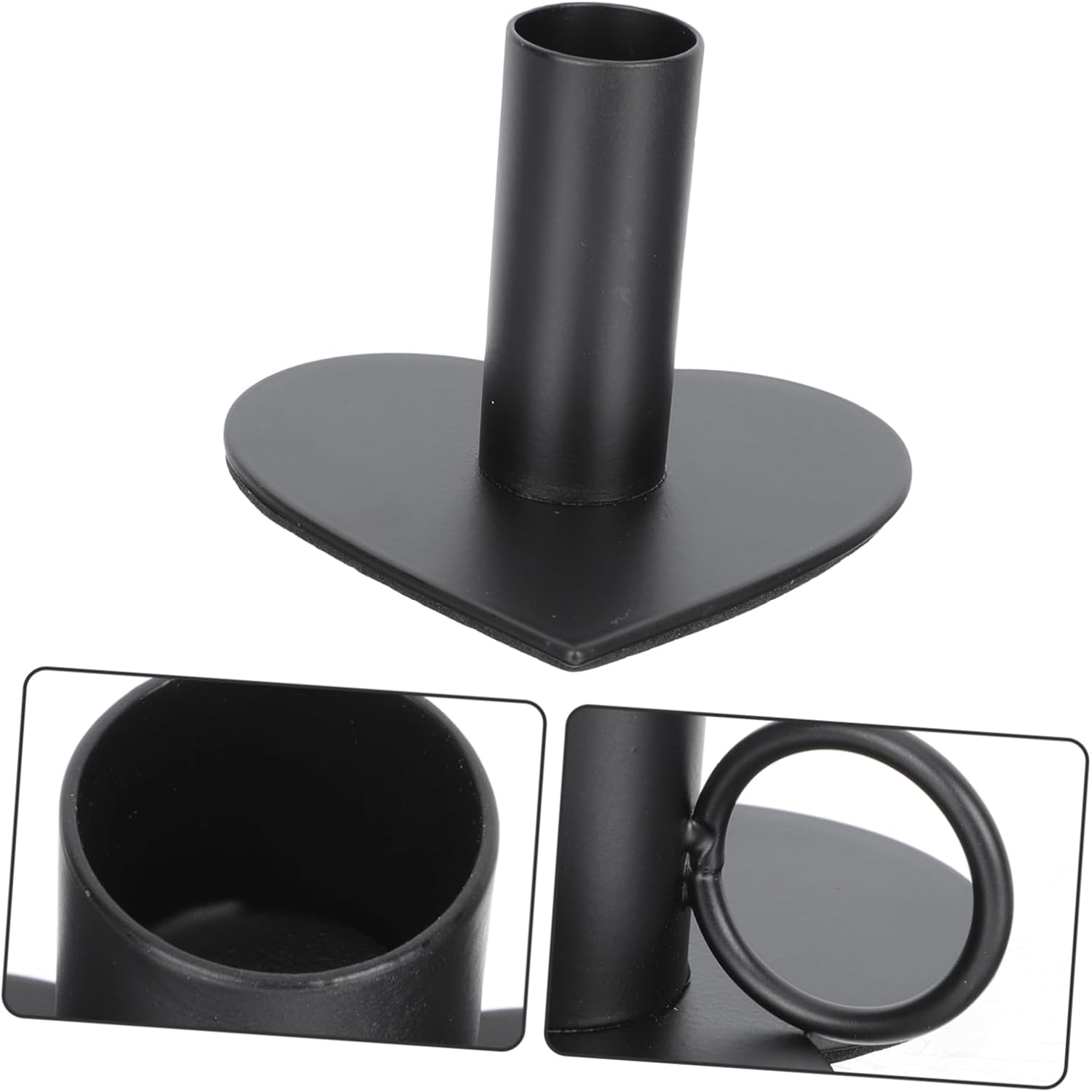 Heart Shaped Iron Candle Holder Portable Rack