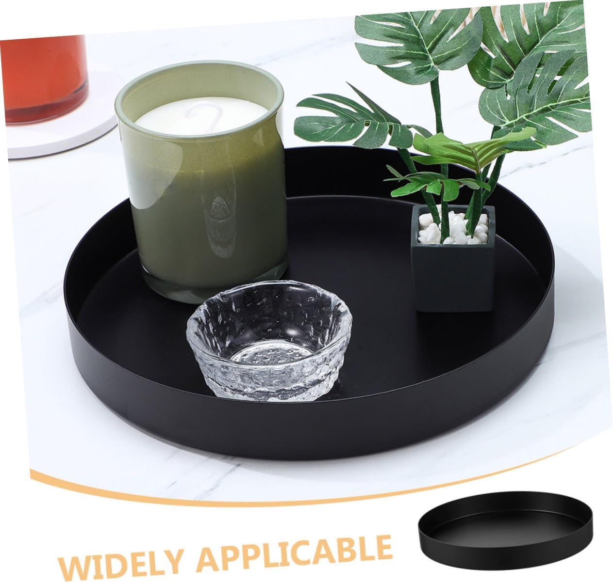ABOOFAN Stainless Steel Decorative Storage Tray