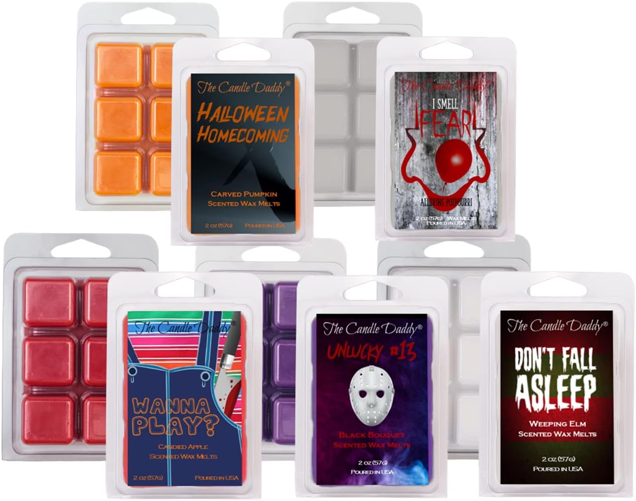 The Candle Daddy Halloween Horror Movie Wax Melts 5 Pack 1
