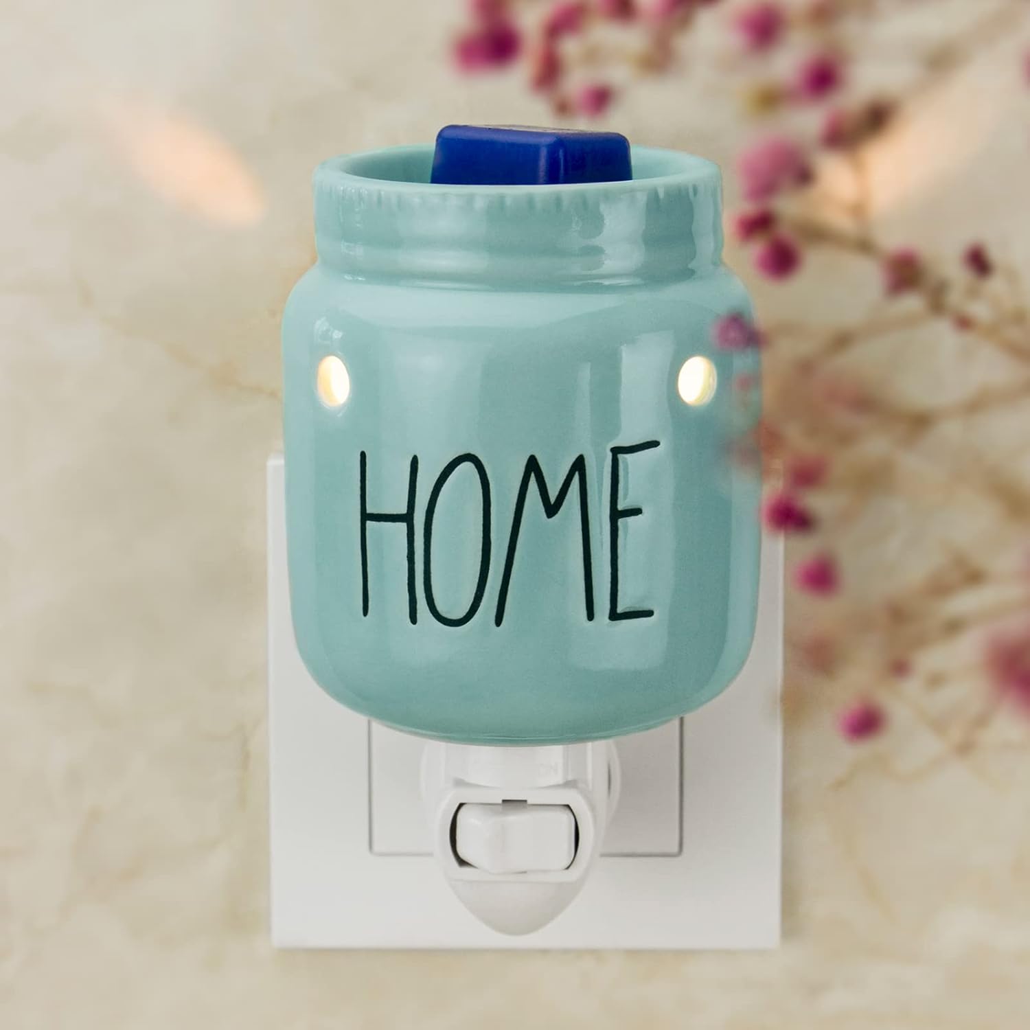 STAR MOON Ceramic Wax Melt Warmer with Macaron Blue