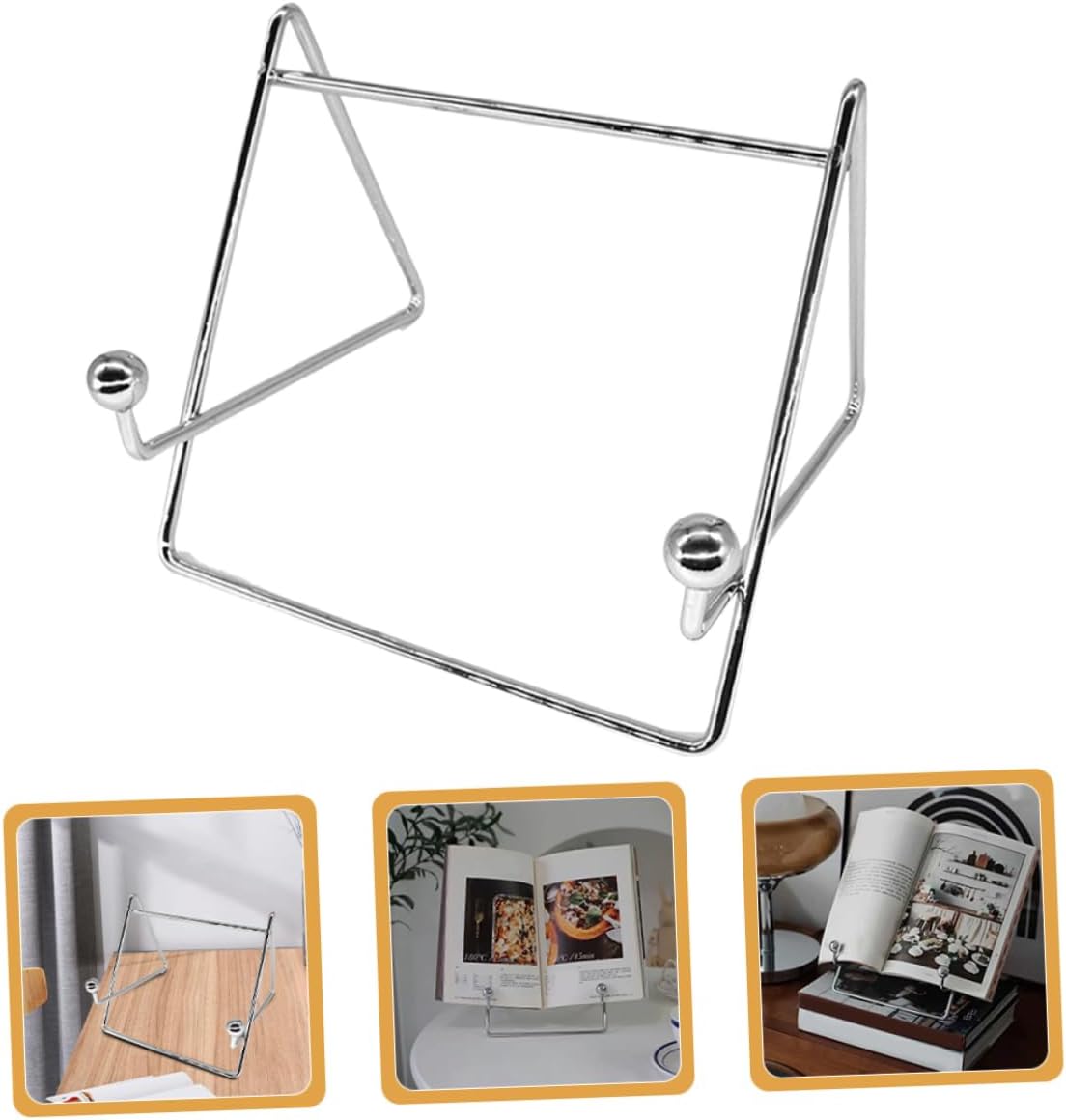 Luxshiny Iron Book Display Stand Easel