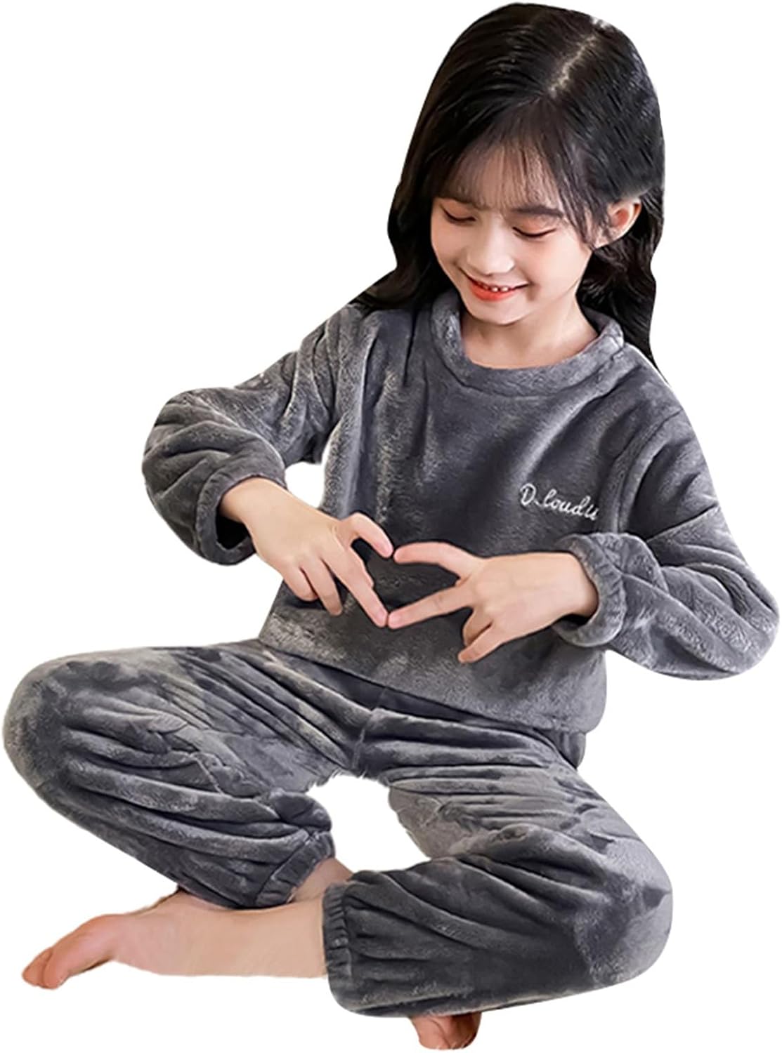 Winter Flannel Clothes Set for Baby Boys and Girls