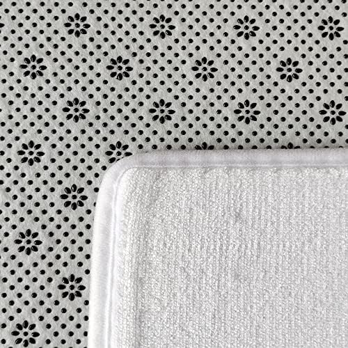 Bath Rug Ladybug Design Non-Slip Door Mat 24x16in