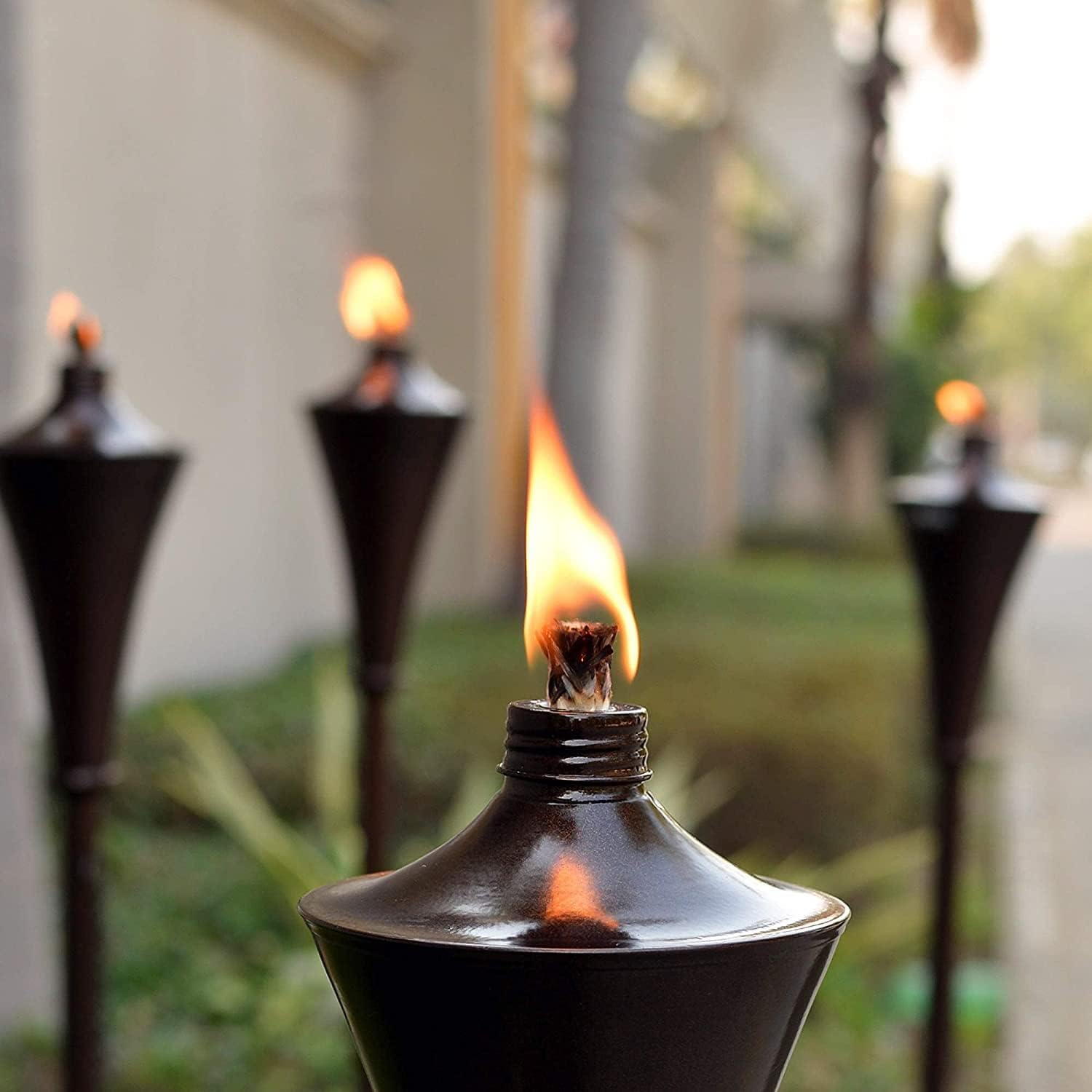 Deco Window 12 Pcs Fiberglass Tiki Torch Wick