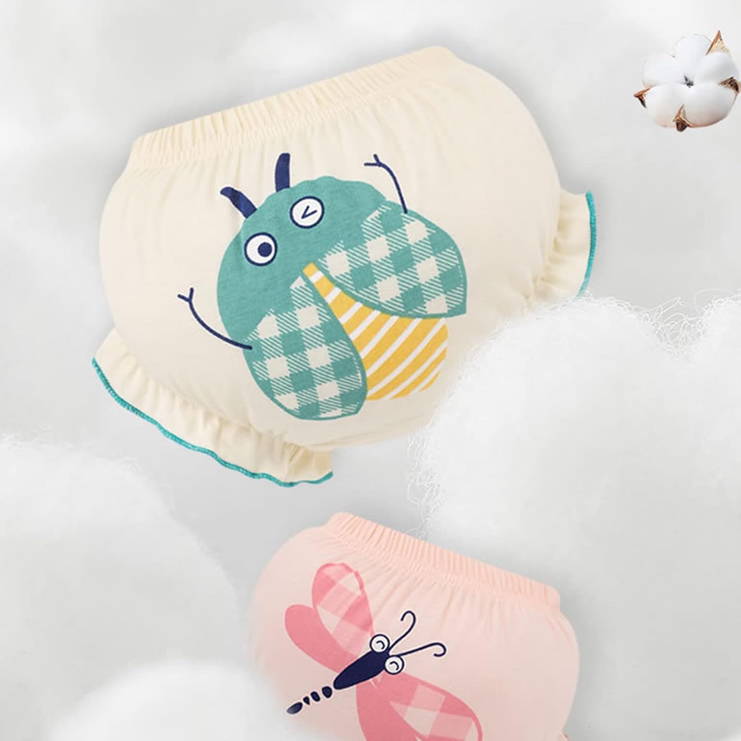 Baby Girls Ruffle Bloomers Cute Panty Covers