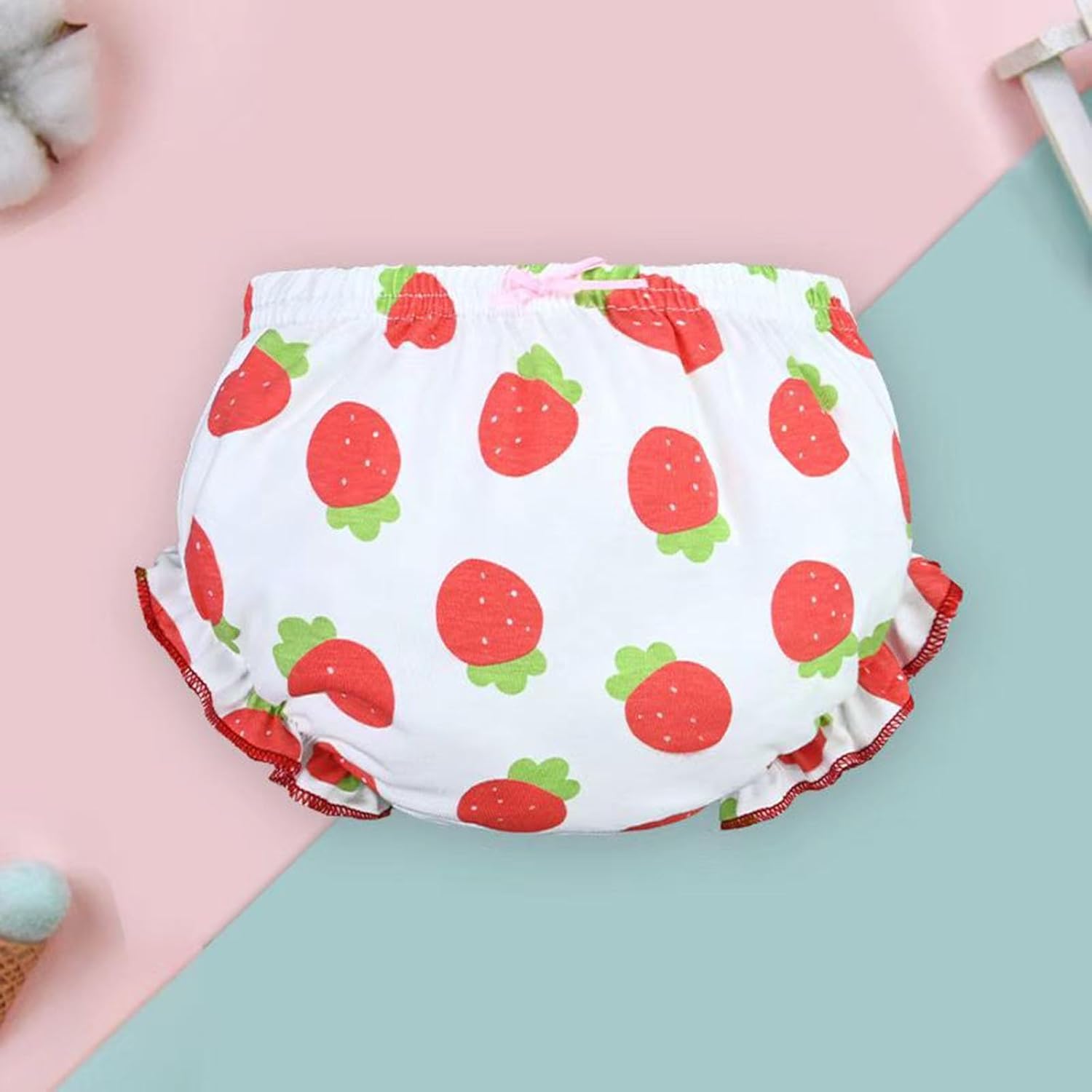Cute Diaper Cover Baby Girl Underwear 4Pcs