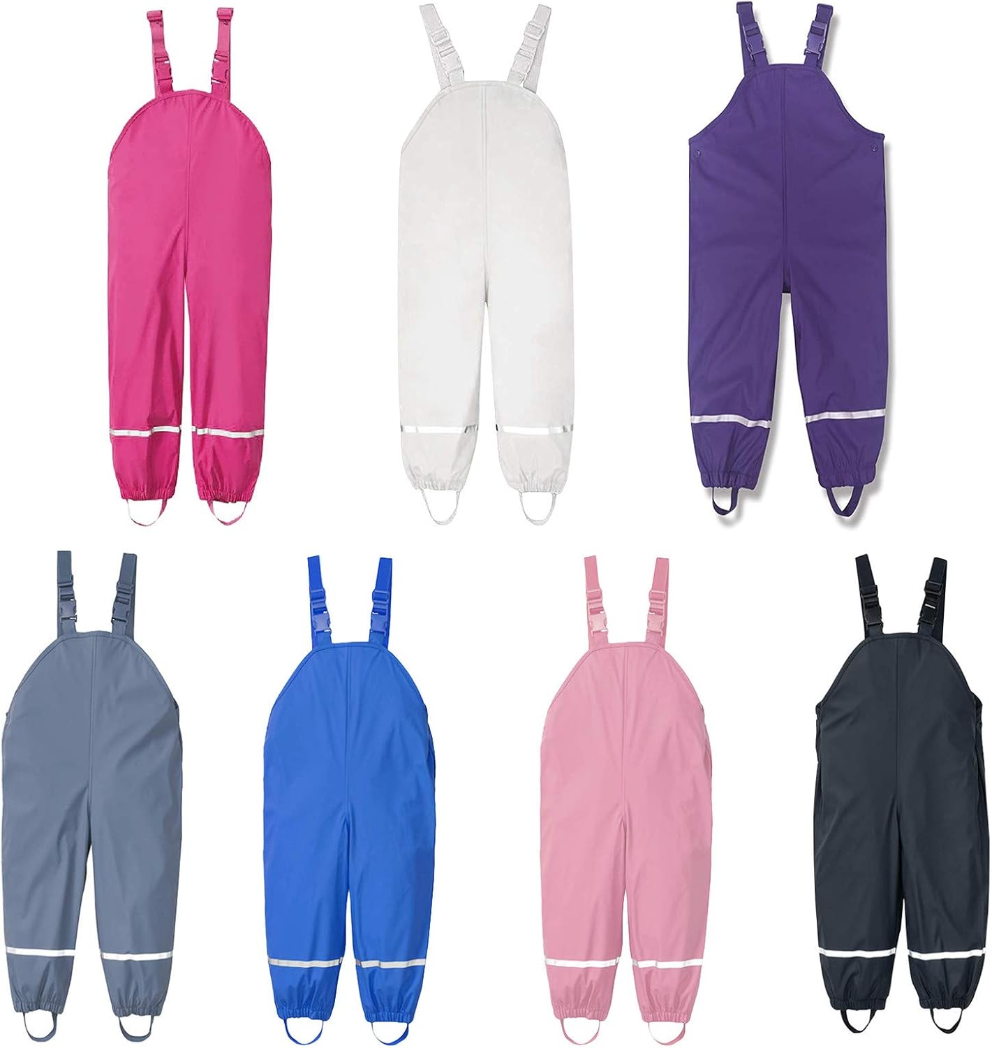 Kids Waterproof Rain Pants for Outdoor Activities