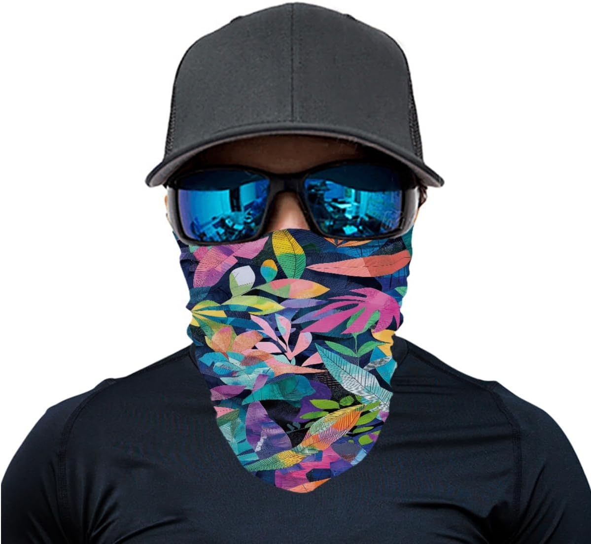 DUOLIFU 3D British Flag Face Scarf Balaclava