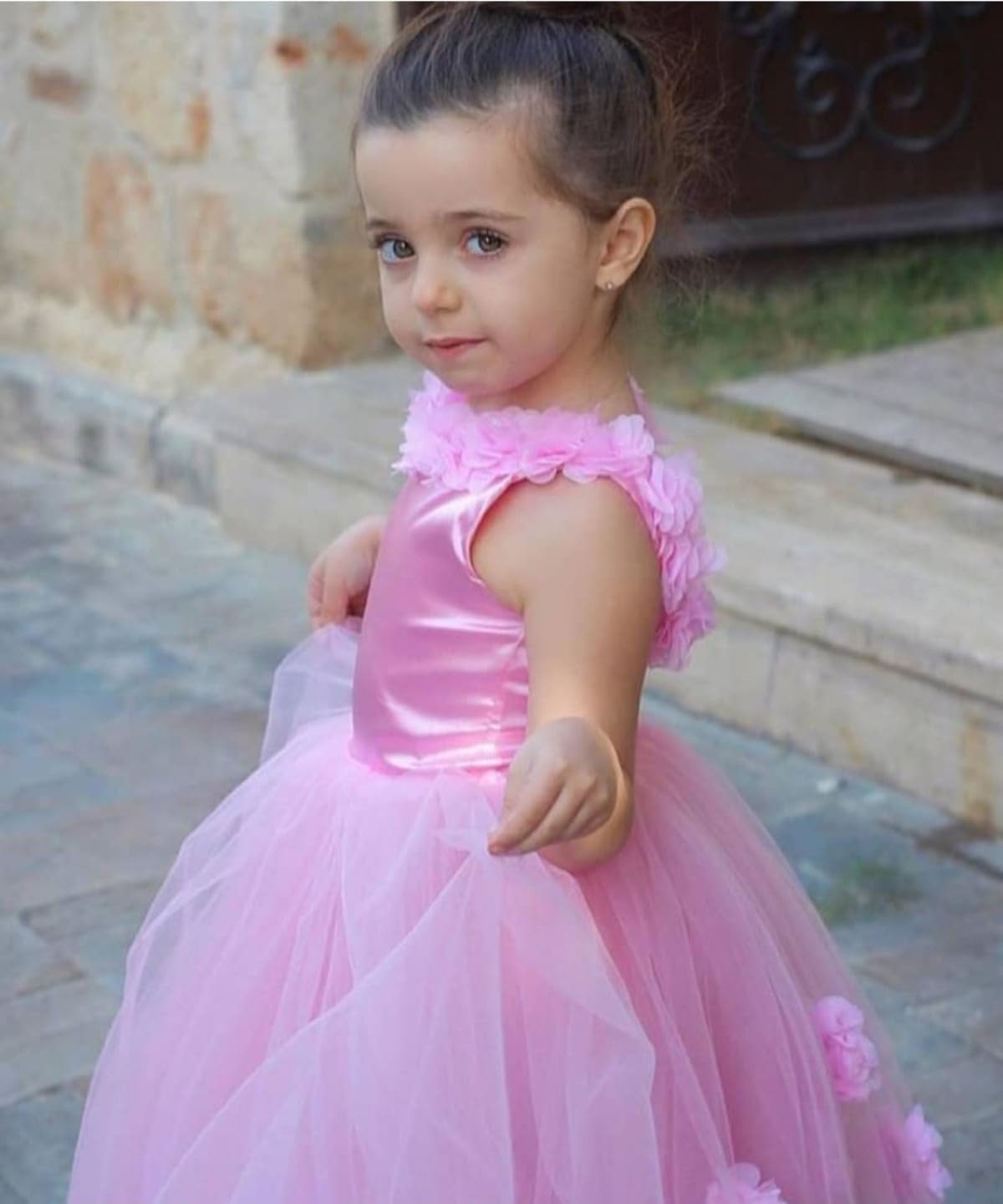 Rebecca Pearl Toddler Flower Girl Dress - Pink 2T