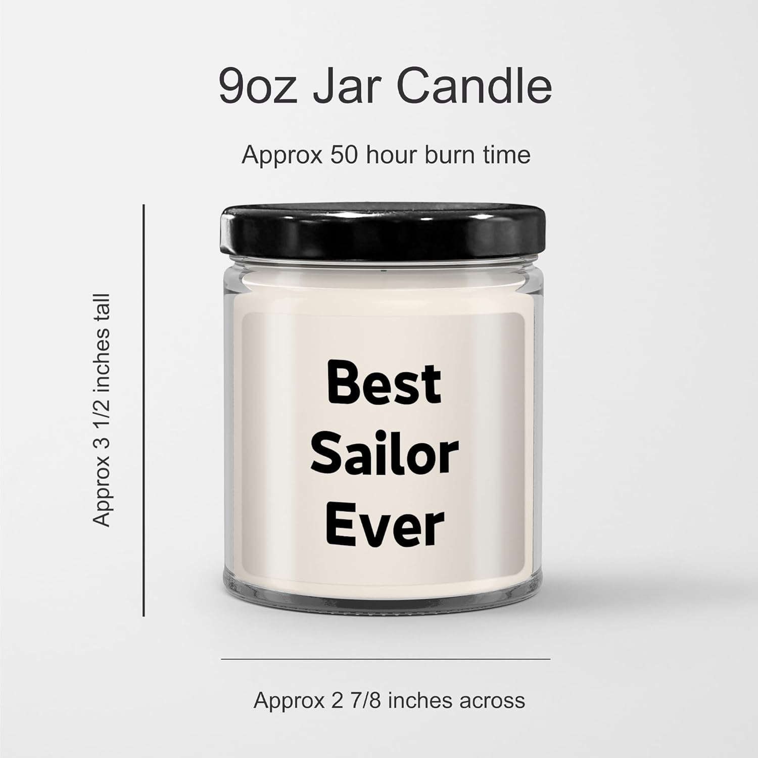 Best Sailor Ever 9oz Vanilla Soy Candle for Dad