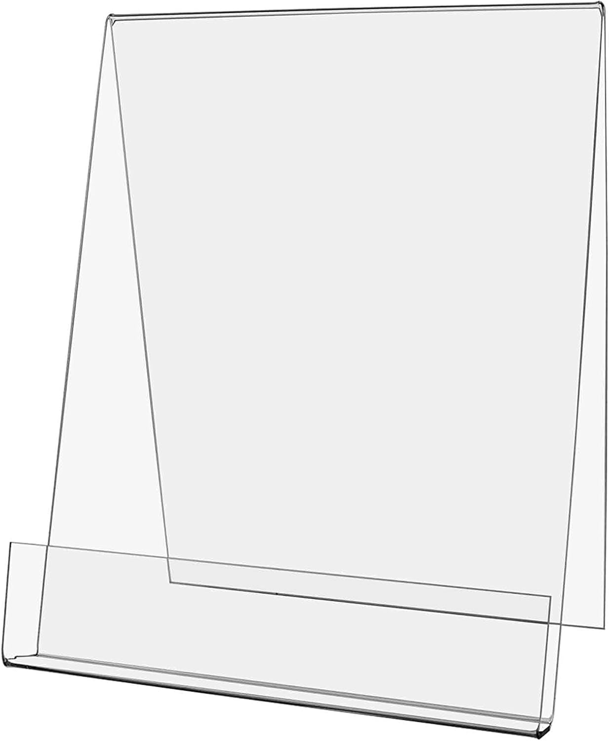 Clear Acrylic Easel Display Stand for Literature and Tablets 85x11