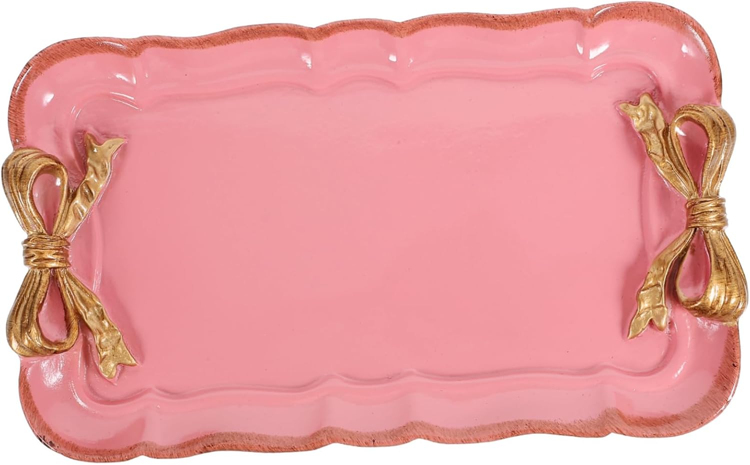 PRETYZOOM Resin Decorative Serving Tray