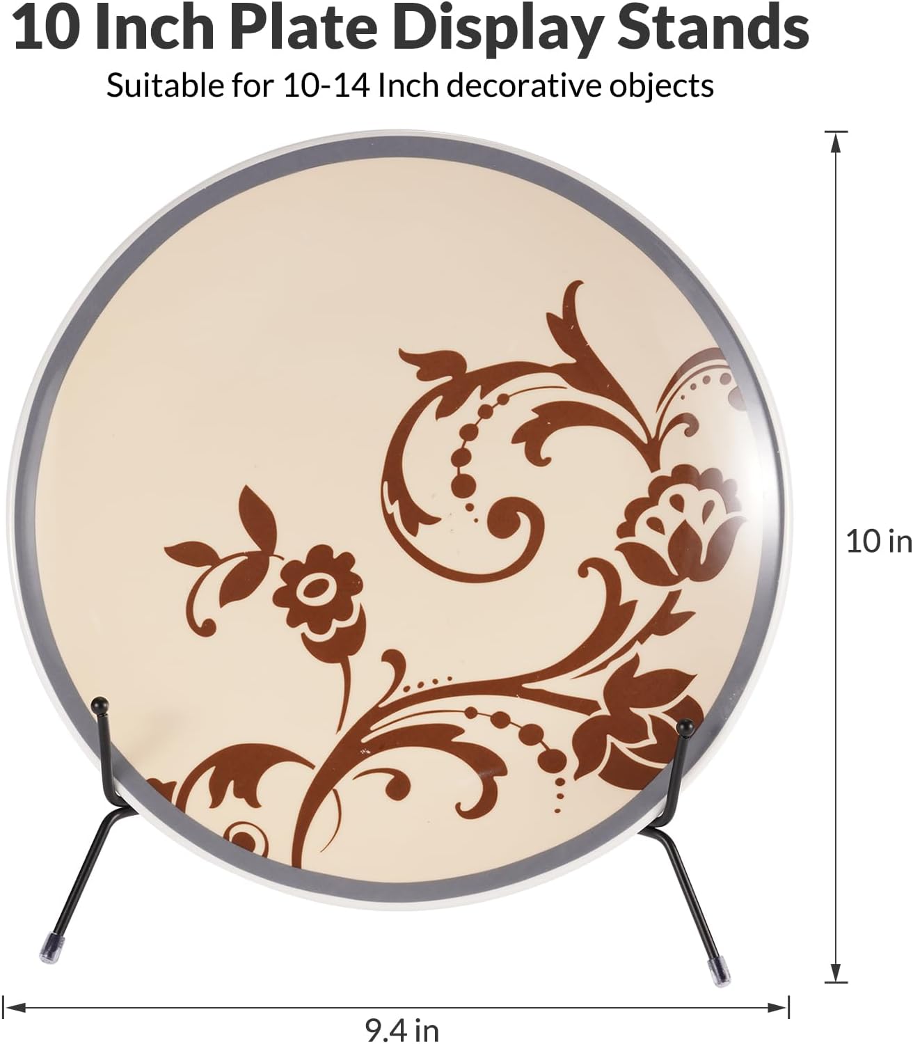 2 Pack Anti-Slip Plate Stands for Display 1