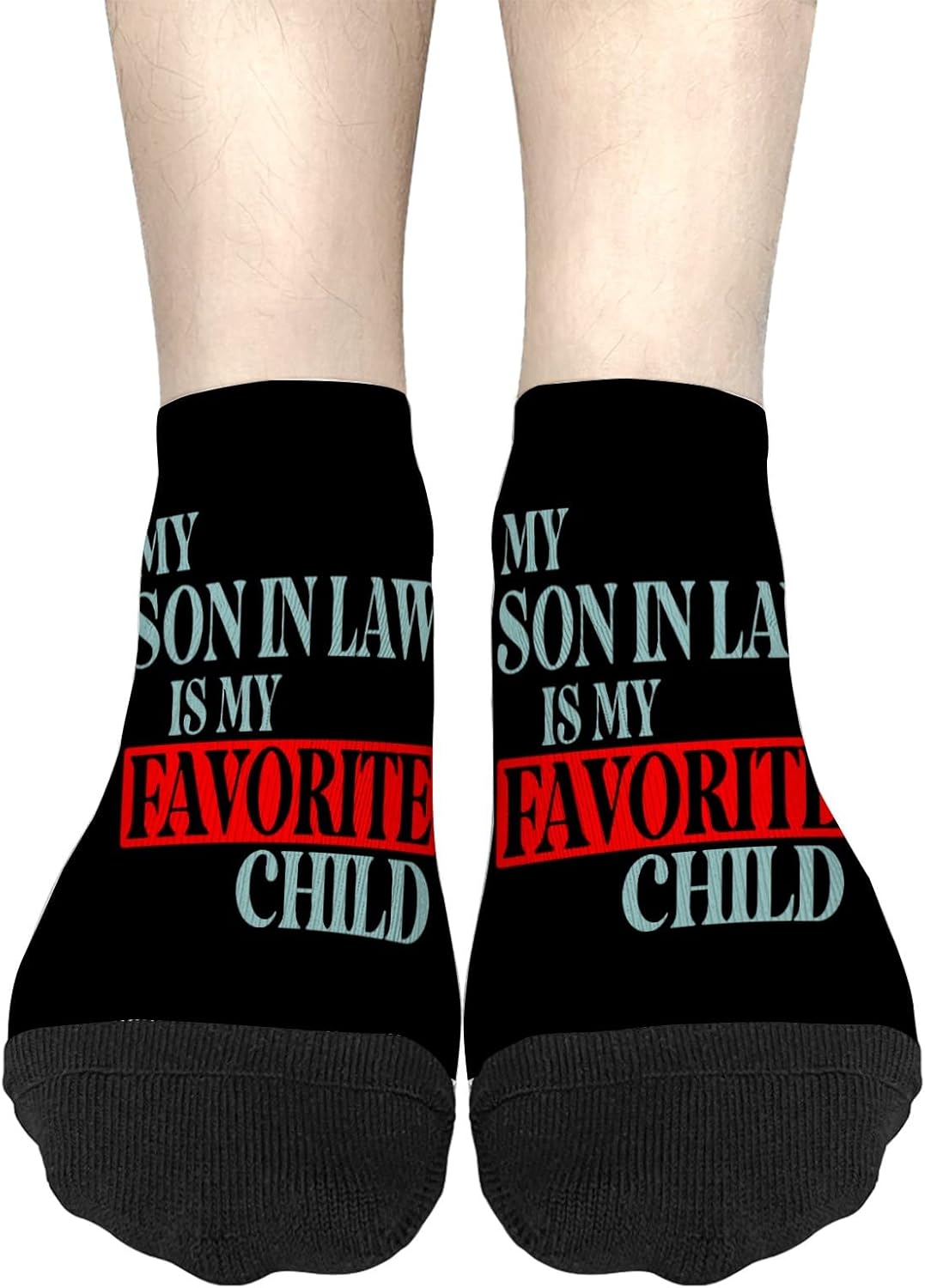 Cute Mens Athletic Socks with Colorful Design