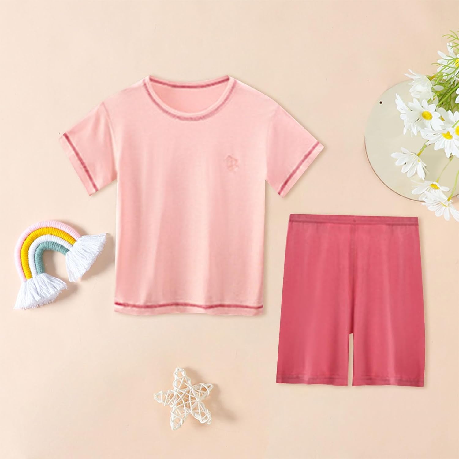 Kids Sweatpants Girls Multi Color Matching Outfit Set