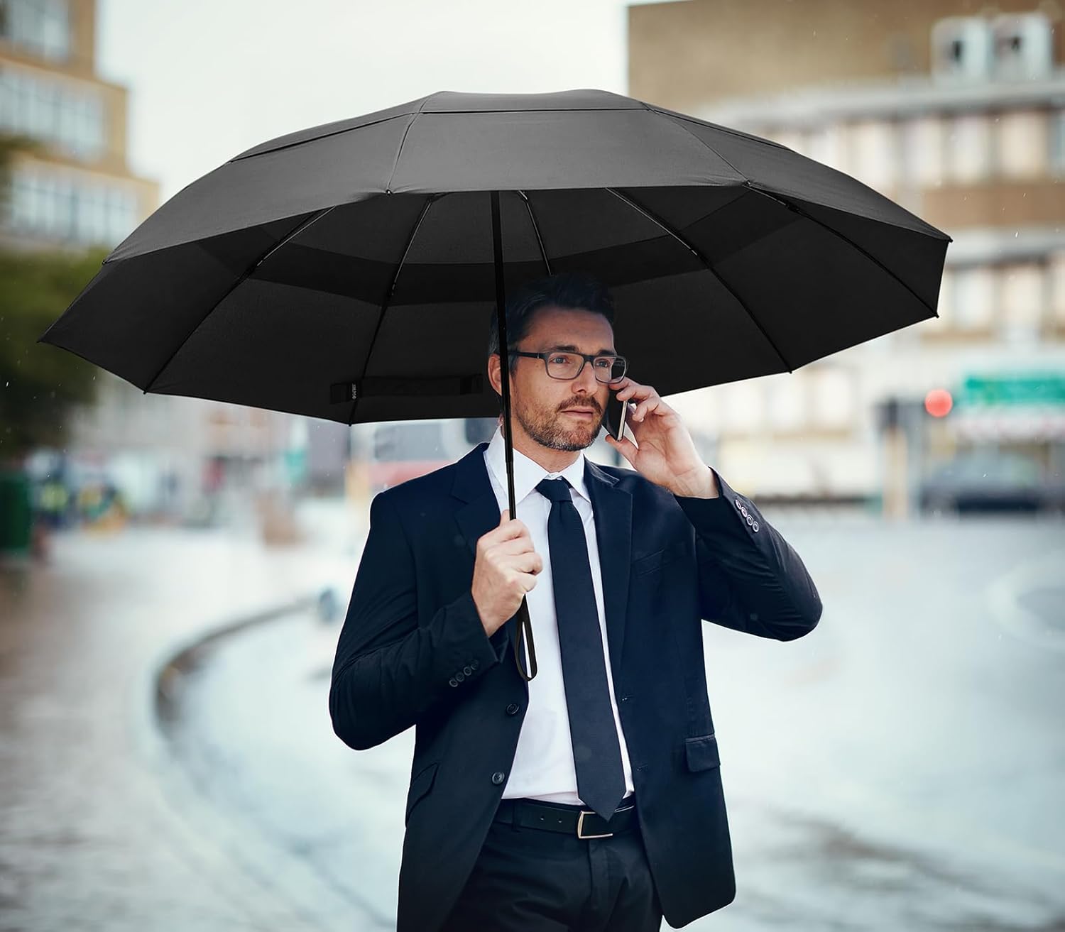 G4Free 54 Inch Windproof Travel Umbrella with Auto Open Close 1