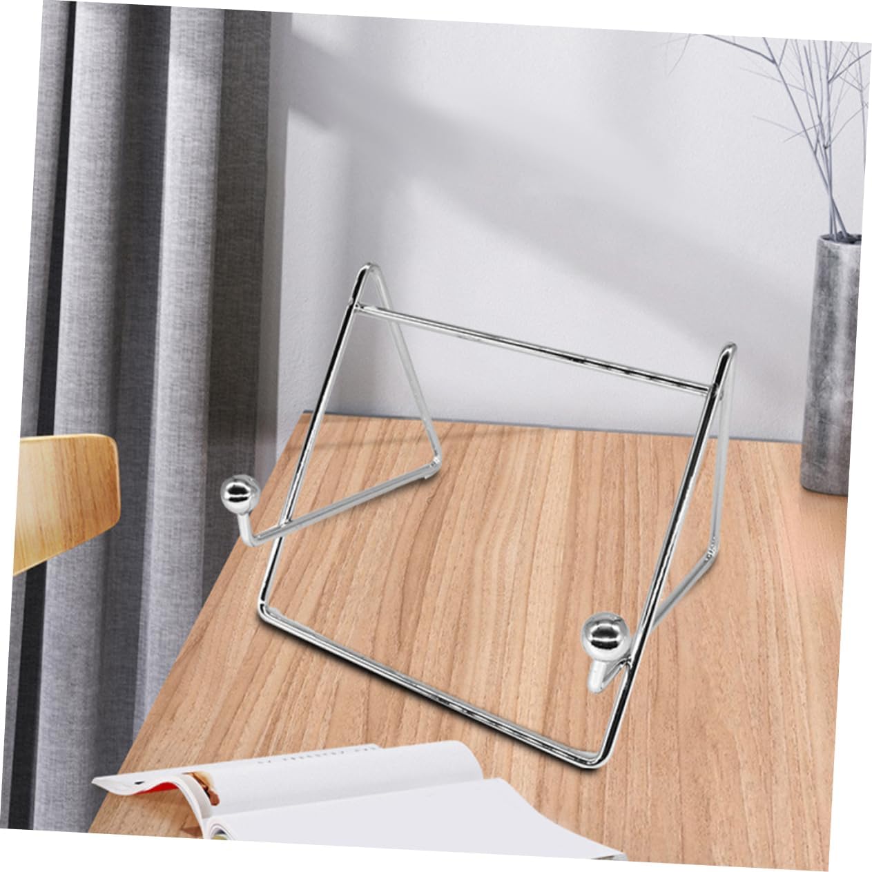 Cabilock 2pcs Iron Display Stand Easel for Desk Phone Holder
