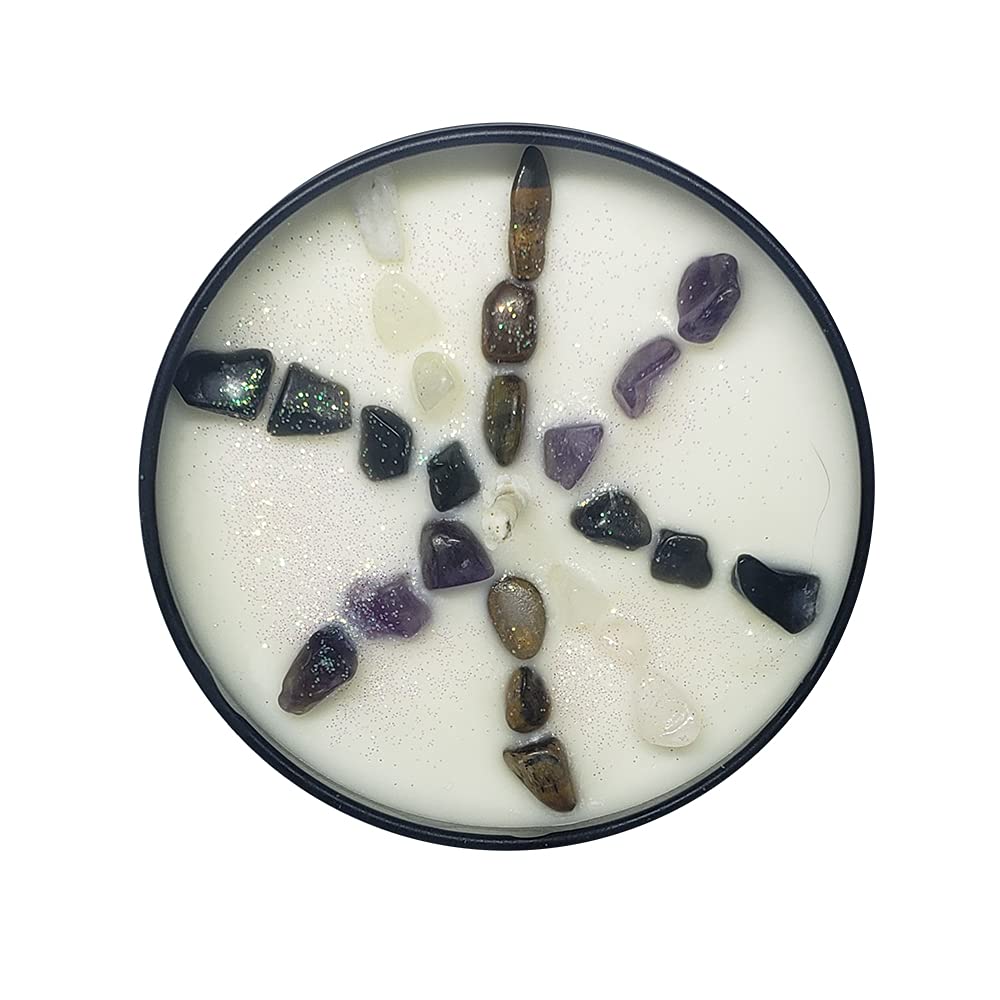 Divine Guidance Crystal Candle 8 Oz Tin