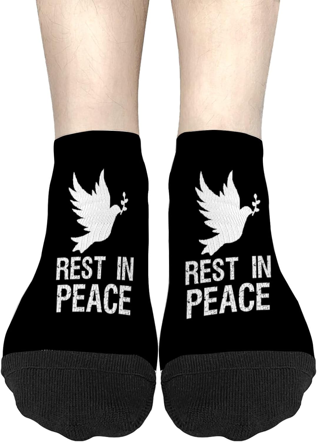 Rest In Peace Boys Crew Socks for Men