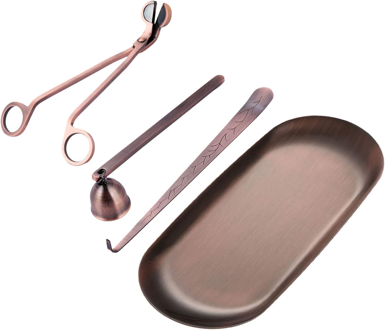 MUXSAM 4 in 1 Candle Accessory Set - Red Bronze 1
