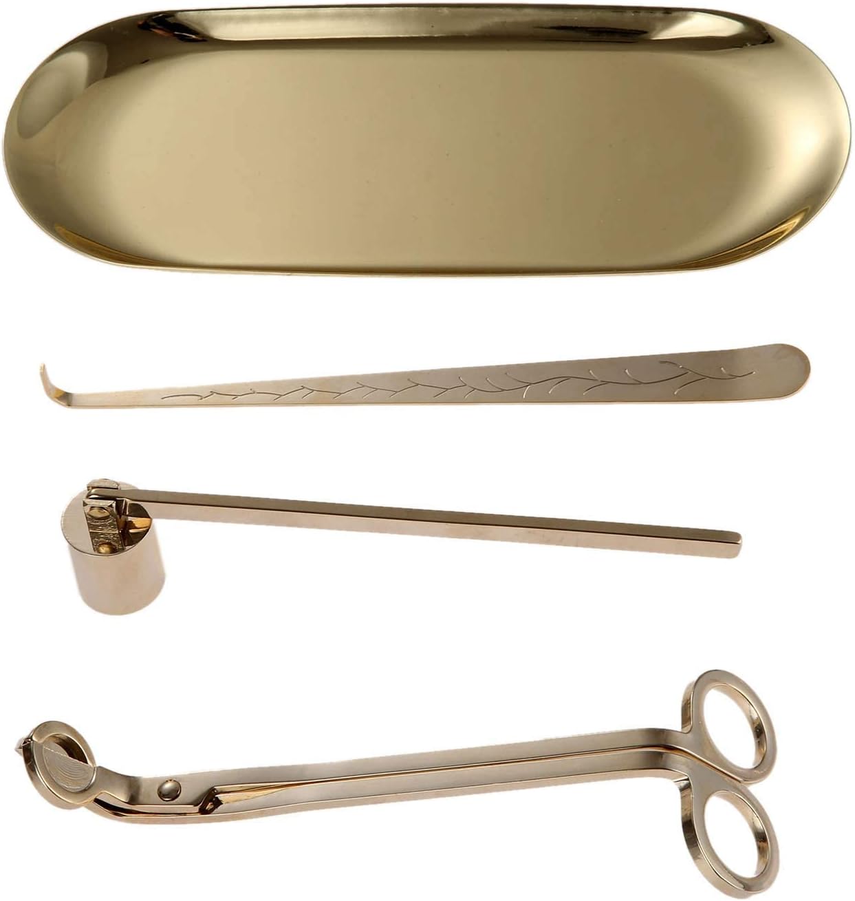 MUXSAM 4 in 1 Candle Accessory Set - Gold 1