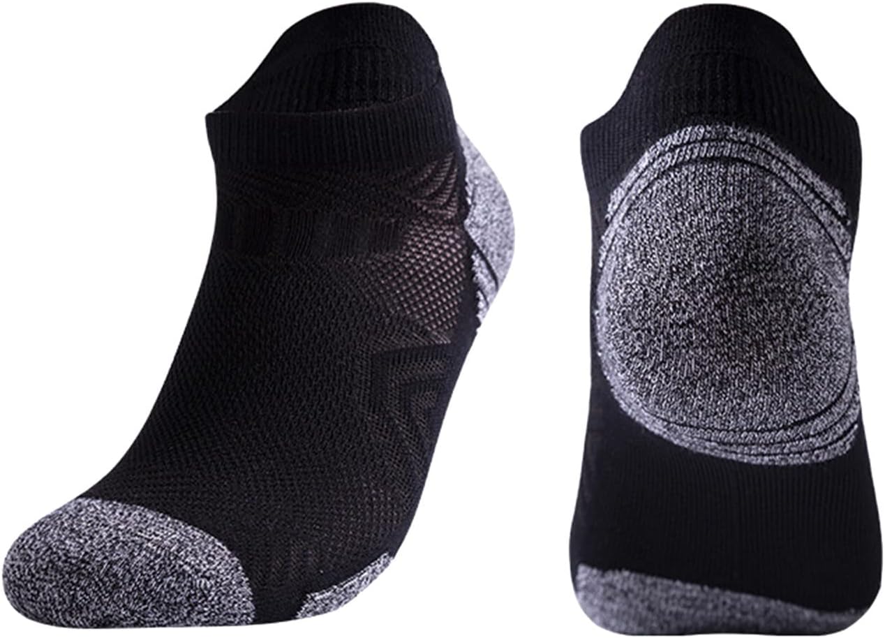 Mens No Show Thin Socks with Arch Compression 1